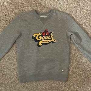 COACH New York Cherry Gray Sweatshirt